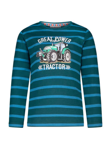 Salt and Pepper Longsleeve "Team work" in Blau