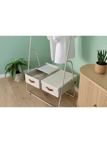 STORE IT Pudełka (2 szt.) "Premium" w kolorze beżowym - 50 x 33 x 16 cm