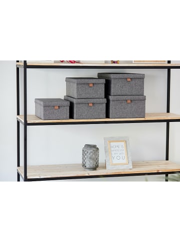 STORE IT Pudełka (5 szt.) w kolorze antracytowym