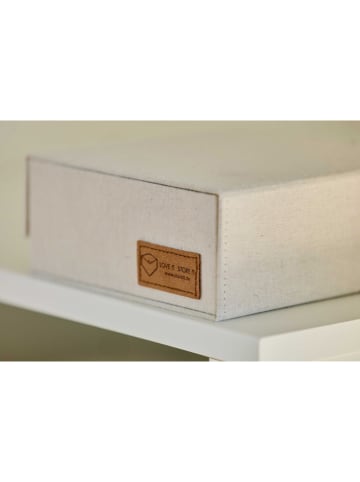 STORE IT Uhrenbox ''Premium'' in Creme - (B)16,5 x (H)7 x (T)16,5 cm