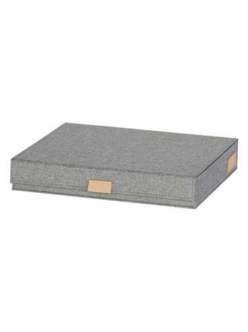 STORE IT Brillenbox "Premium" in Grau - (B)32 x (H)5,5 x (T)25 cm