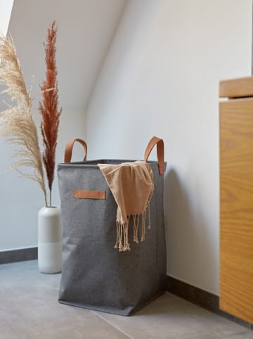 STORE IT Wäschekorb in Grau - (H)58 x Ø 35 cm