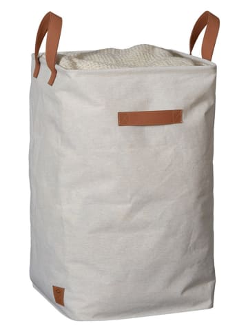 STORE IT Kosz w kolorze szarym na pranie - wys. 58 x Ø 35 cm