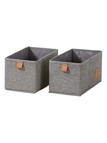 STORE IT 2er-Set: Organizer in Grau - (B)30 x (H)15 x (T)15 cm