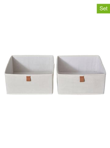 STORE IT 2er-Set: Organizer in Creme - (B)30 x (H)15 x (T)30 cm
