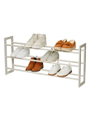 STORE IT Teleskopowy regał w kolorze kremowym na buty