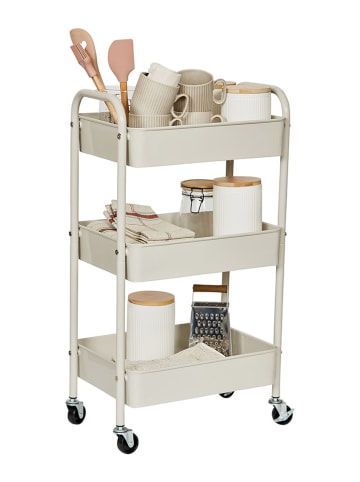 STORE IT Rollwagen in Beige - (B)44 x (H)78 x (T)30,5 cm
