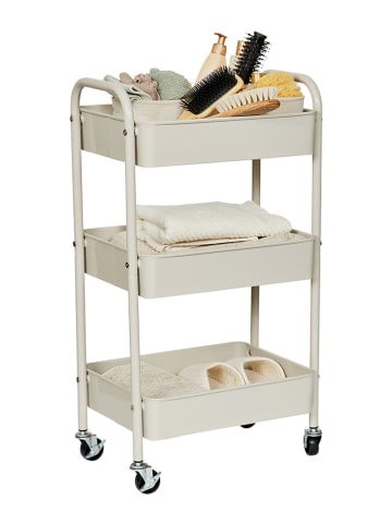 STORE IT Rollwagen in Beige - (B)44 x (H)78 x (T)30,5 cm