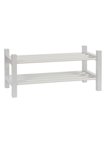 STORE IT Regał w kolorze białym na buty - 73 x 33 x 32 cm