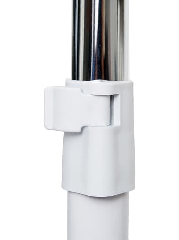 STORE IT Kleiderständer in Chrom/ Weiß - (B)84 x (H)165 x (T)44 cm