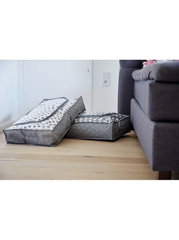 STORE IT 2er-Set: Unterbettkommoden in Grau - (B)90 x (H)16 x (T)45 cm