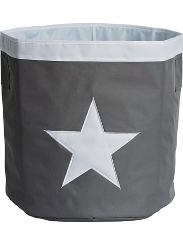 STORE IT Kosz w kolorze szaro-białym - wys. 44 x Ø 44 cm