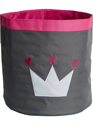 STORE IT Kosz w kolorze szaro-różowym - wys. 44 x Ø 44 cm