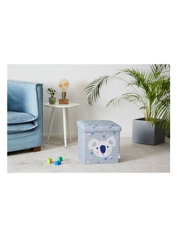 STORE IT Aufbewahrungshocker "Koala" in Grau - (B)35 x (H)35 x (T)35 cm