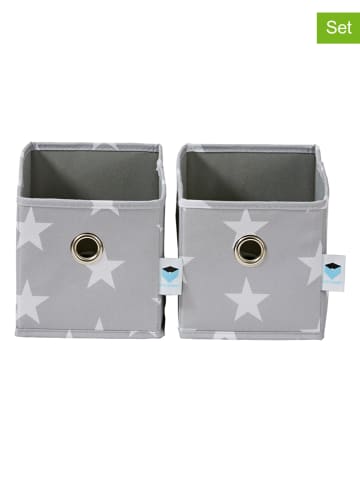 STORE IT 2er-Set: Organizer in Grau - (B)15 x (H)15 x (T)30 cm