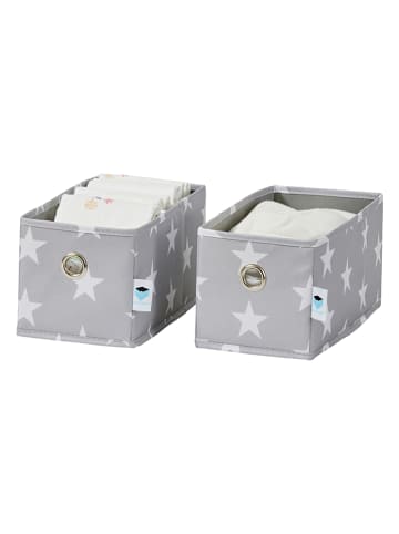STORE IT 2er-Set: Organizer in Grau - (B)15 x (H)15 x (T)30 cm