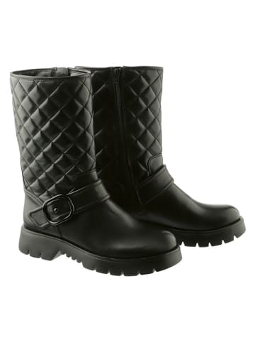 Högl Leder-Stiefel " Meadow" in Schwarz