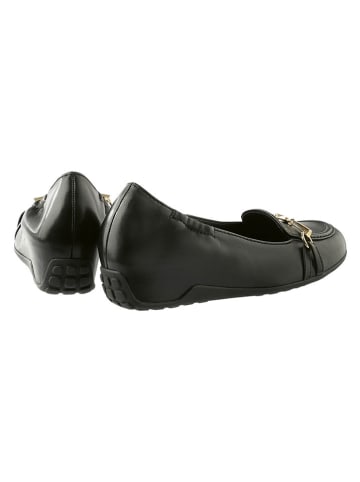 Högl Leren mocassins "Marina" zwart