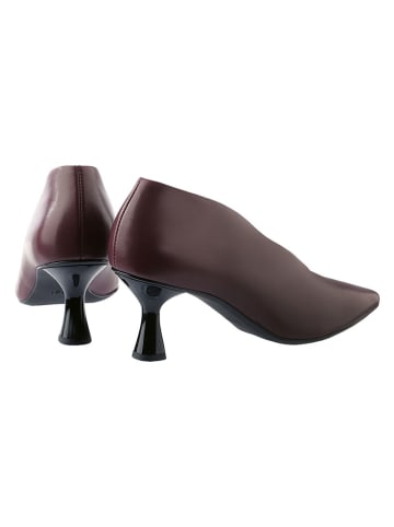 Högl Skórzane czółenka "Jil" w kolorze bordowym