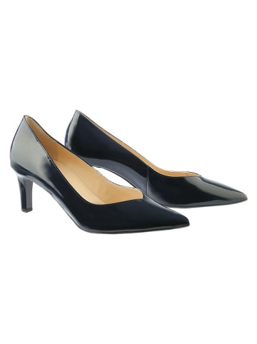 Högl Leren pumps "Margot" donkerblauw