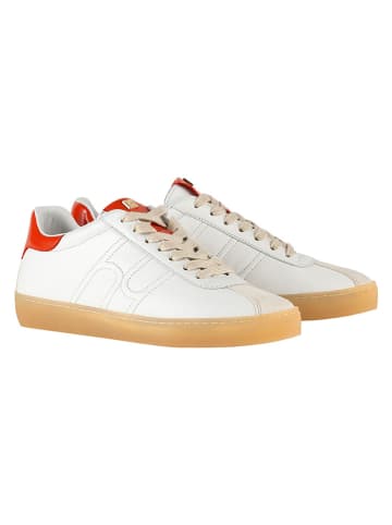 Högl Leren sneakers "Sam" crème/rood