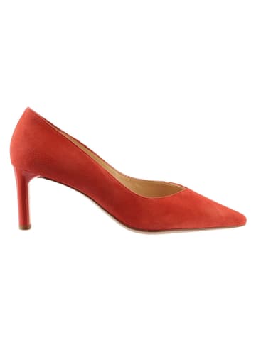 Högl Leren pumps "Margot" koraalrood