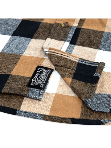 Levi's Kids Hemd in Schwarz/ Orange