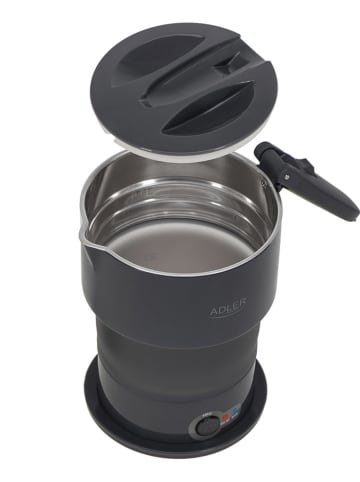 Adler Reise-Wasserkocher "AD 1377" in Schwarz - 0,6 L