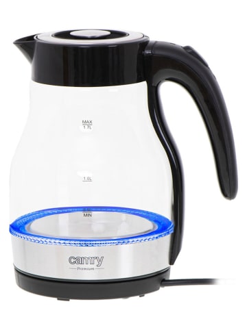 Adler Wasserkocher ''CR 1300'' in Silber/ Schwarz - 1,7 l