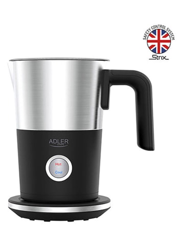 Adler Spieniacz "AD 4497" w kolorze srebrno-czarnym do mleka - 300 ml