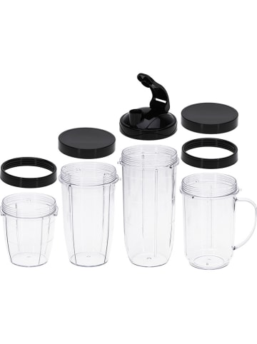 Adler Smoothiemixset "AD 4084" zilverkleurig/zwart