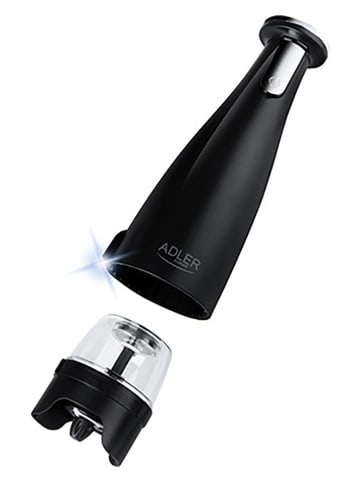 Adler 5-częściowy zestaw "AD 4449" w kolorze czarnym do soli i pieprzu