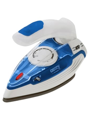 Adler Reise-Bügeleisen in Weiß/ Blau