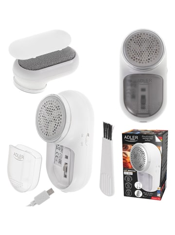 Adler Golarka "AD 9621" w kolorze białym do tkanin