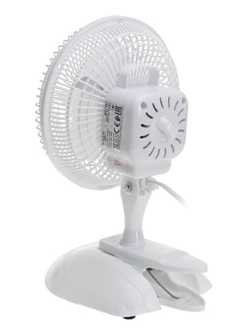 Adler Klemm-Ventilator in Weiß - Ø 15 cm