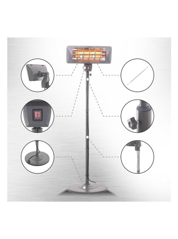 Adler Terraswarmer "CR 7737" grijs