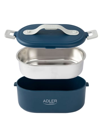 Adler Elektryczny lunchbox "AD 4505" w kolorze niebieskim - 800 ml