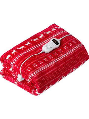 Adler Wärmeunterdecke "CR 7441" in Rot - (L)180 x (B)160 cm