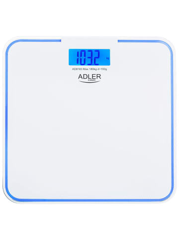 Adler Personenwaage "AD 8183 in Weiß - 180 kg