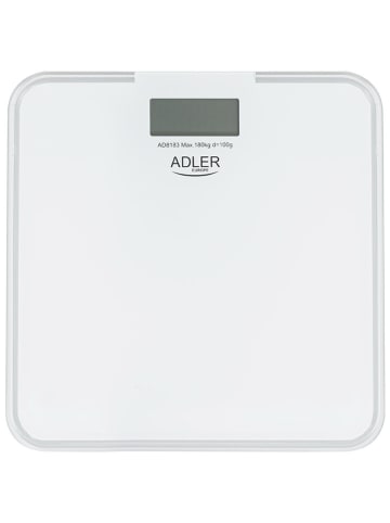 Adler Waga osobowa "AD 8183" w kolorze białym - 180 kg