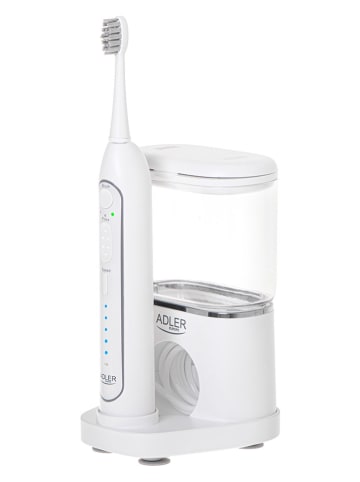 Adler 2-in-1-Schallzahnbürste mit Munddusche "AD 2180" in Weiß