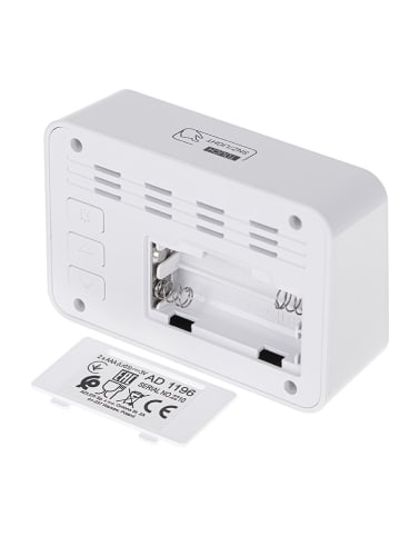 Adler Digitaler Wecker in Weiß