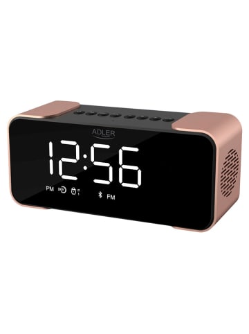 Adler Digitaler Radiowecker in Roségold