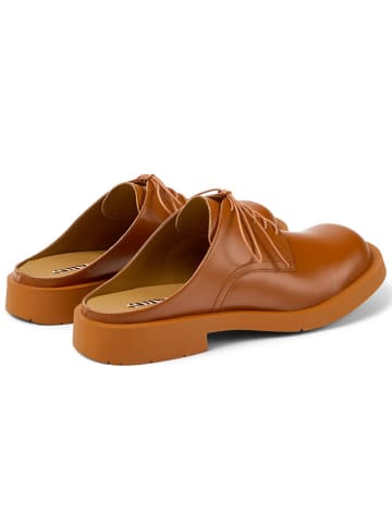 Camper Skórzane chodaki w kolorze jasnobrązowym