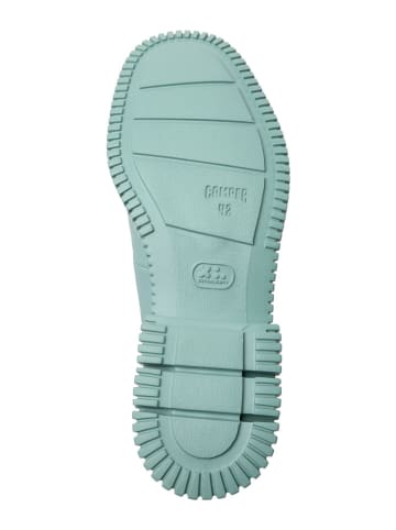 Camper Skórzane trzewiki "Pix" w kolorze czarno-turkusowym