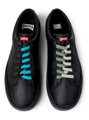 Camper Skórzane sneakersy w kolorze czarnym