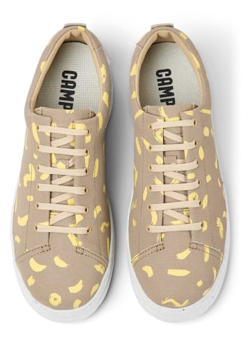Camper Skórzane sneakersy w kolorze beżowym
