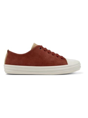 Camper Leren sneakers rood/beige