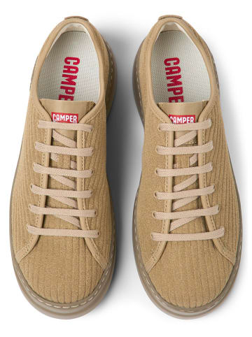 Camper Skórzane sneakersy w kolorze beżowym