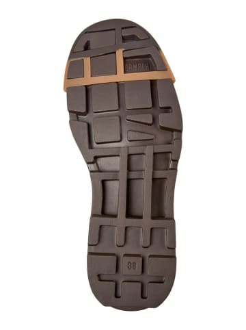 Camper Leder-Schnürschuhe "Junction" in Braun